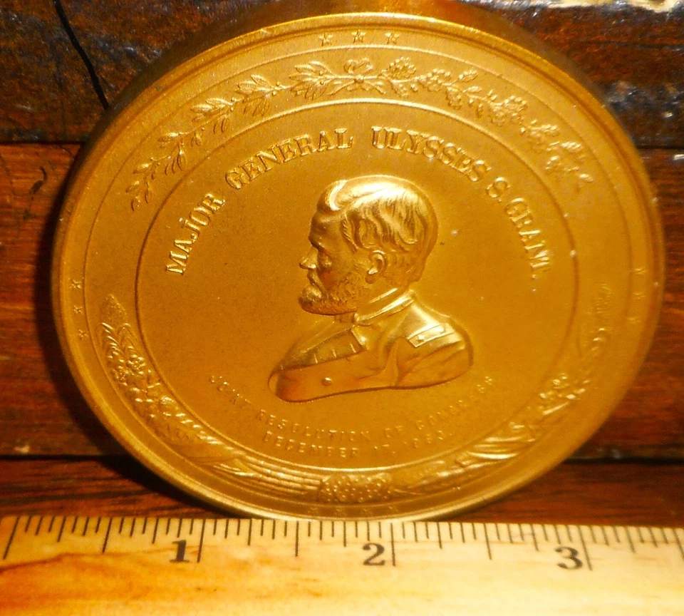 U.S. GRANT'S VICKSBURG VICTORY MEDAL - (blemish) - Image 4 of 4