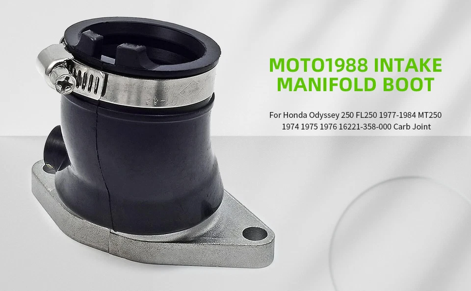Carburetor Intake Manifold Boot For Honda Odyssey MT250 Elsinore 1974 1975 1976 Foto 3 de 4