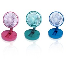 Prem-I-Air Compact USB Rechargeable Desktop Fan with Adjustable Head Portable