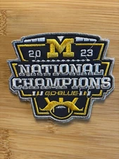 University of Michigan Wolverines NCAA CFP 2023 National Championships Patch