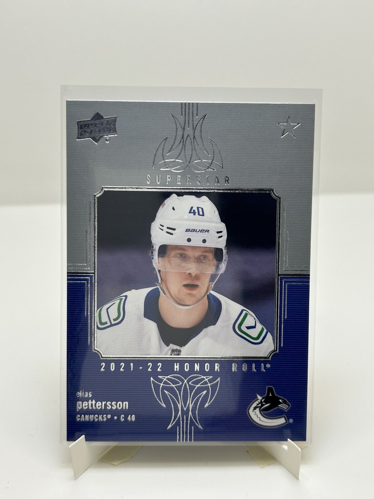 2021-22 Upper Deck Honor Roll #HR-7 Elias Pettersson