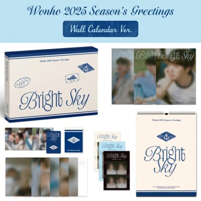 WONHO 2025 SEASON'S GREETINGS [DESK/WALL Ver] / Calendar+Poster+4