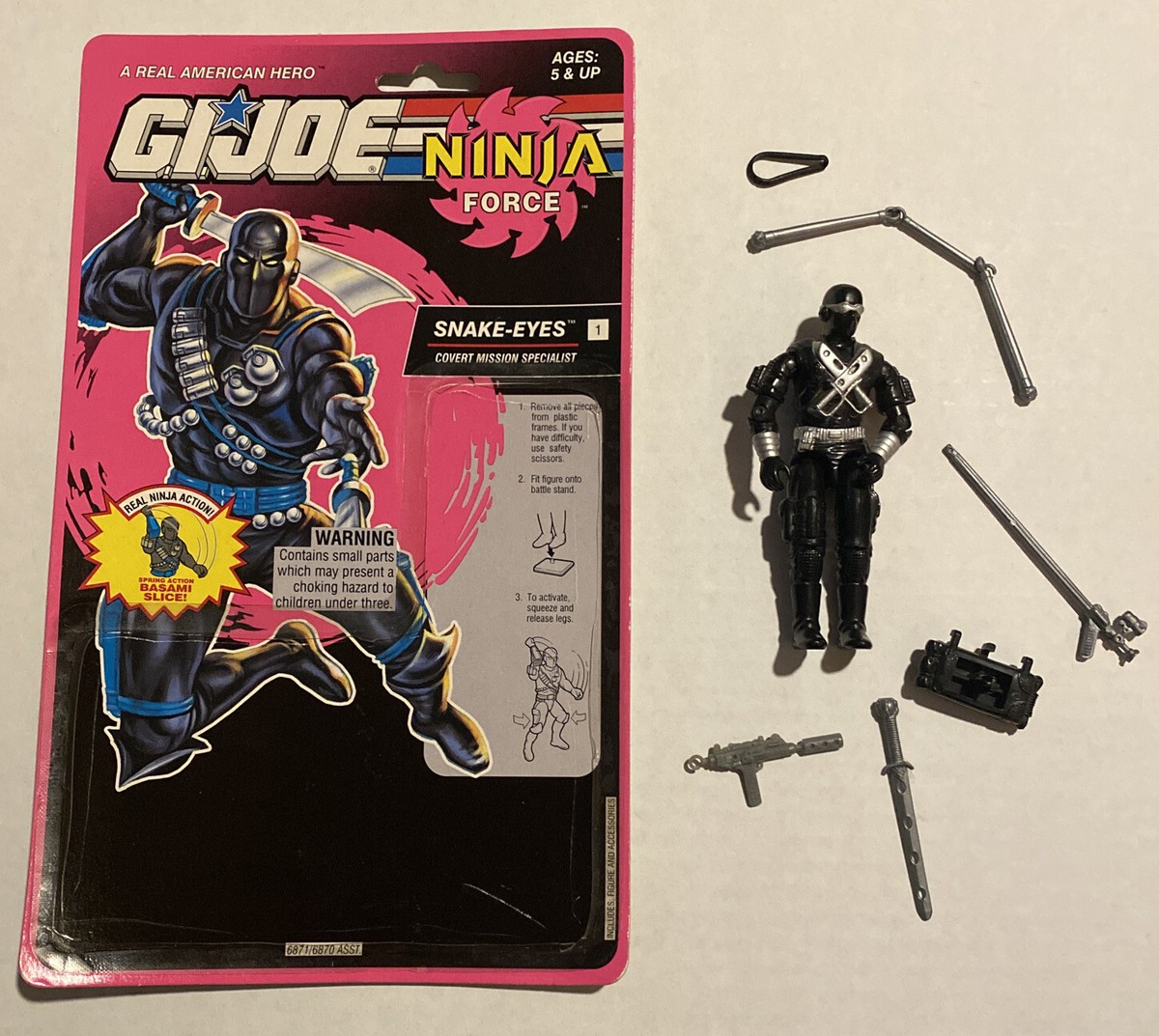 Vintage GI Joe 1989 Snake Eyes v3 Complete -B10 | eBay Vintage GI Joe 1989 Snake Eyes v3 Complete -B10 | eBay