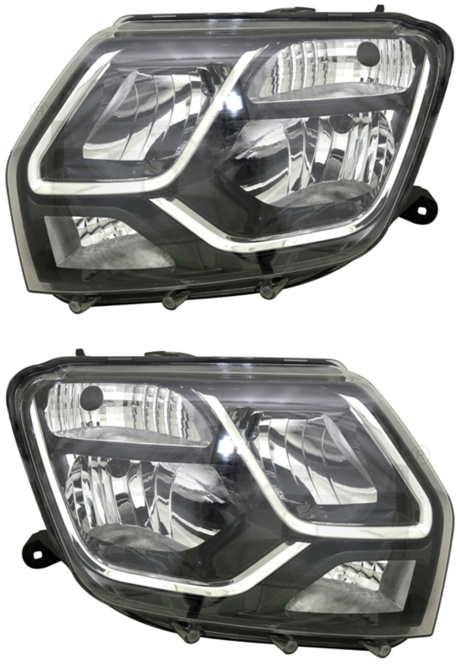 Phare avant gauche droite mecanique Dacia Duster 01.15 avec reglage manuel de portee