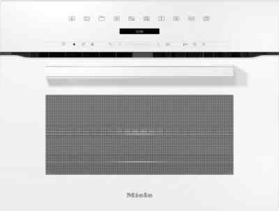 Miele 7000 Series VitroLine H7240BMBW 24'' Single Speed Smart Electric Wall Oven