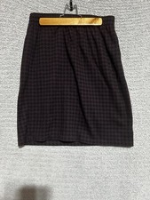 Vintage purple Houndstooth Skirt and jacket set