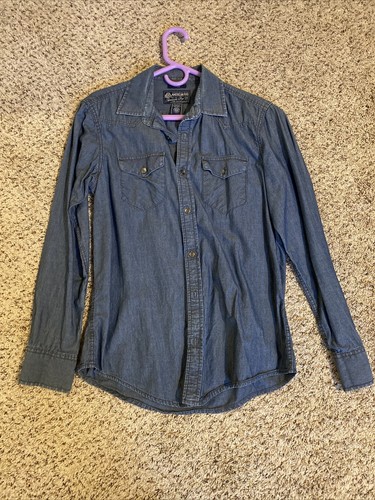 American Rag CIE Button Up Denim Shirt 
