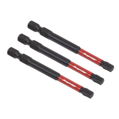 Sealey TRX Star T30 Impact Elektrowerkzeug Bohrerspitzen 75mm - 3pc AK8270