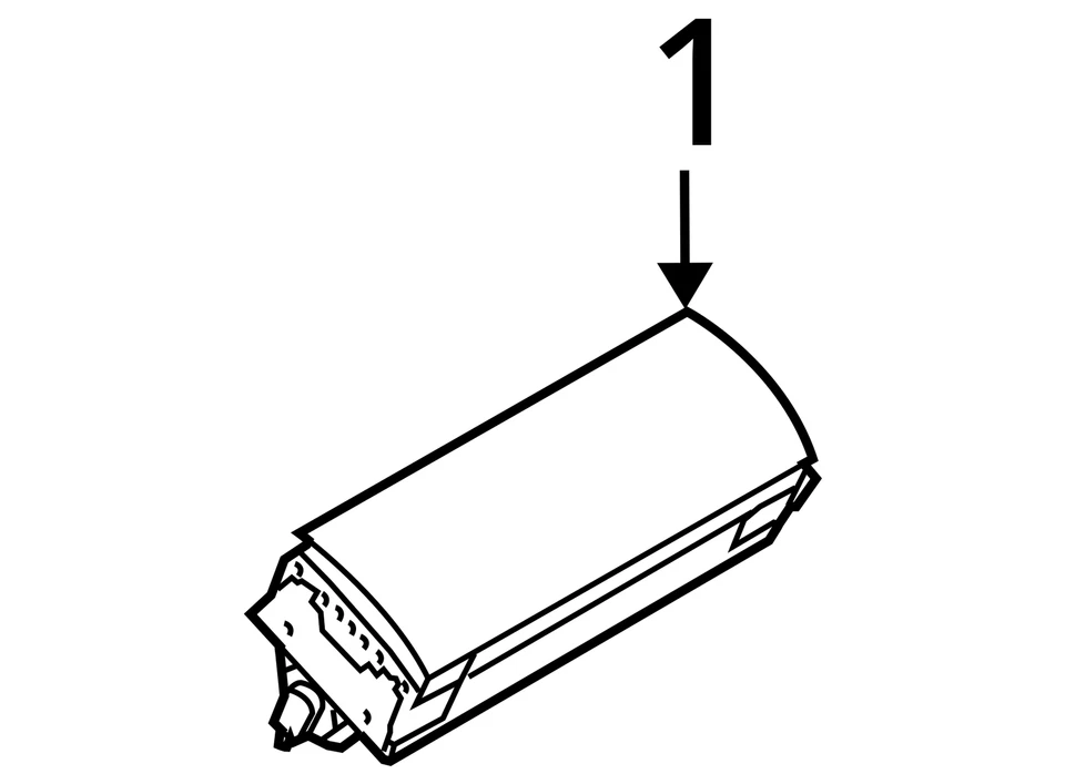 Used Instrument Panel Air Bag fits: 2005 Audi A8 front passenger dash Grade A Foto 4 de 4