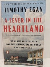 Fever in the Heartland Timothy Egan 2023 Historical True Crime Indiana Softcover