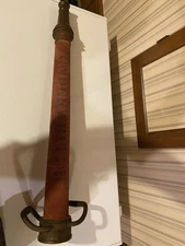 Vintage WD Allen Underwriters Wrapped Fire Nozzle 30"