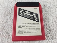 1978 Ford Quadrasonic Sound For Today 8-Track Tape. REBUILT! Free shipping.