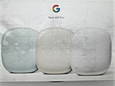 Google Nest Wifi 6E Pro  Multicolor Three 3 Pack  Router Mesh System
