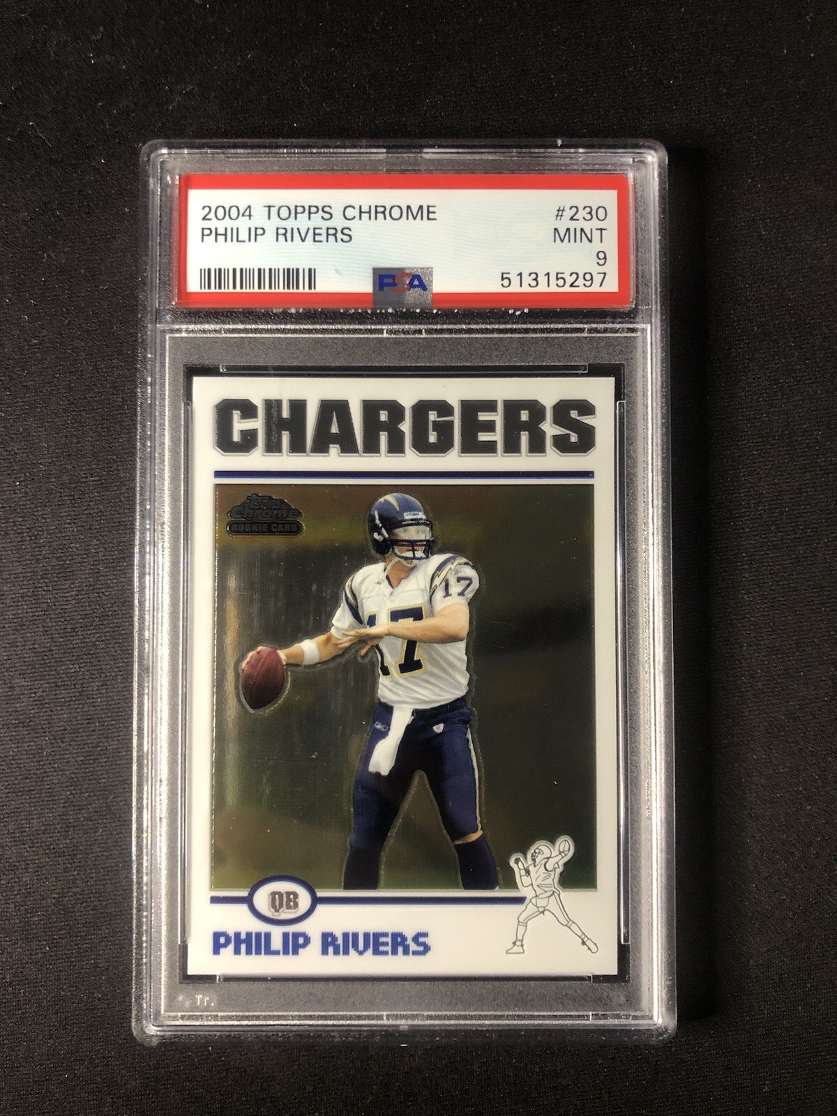 2004 Topps Chrome 230 Philip Rivers RC PSA 9 Rookie