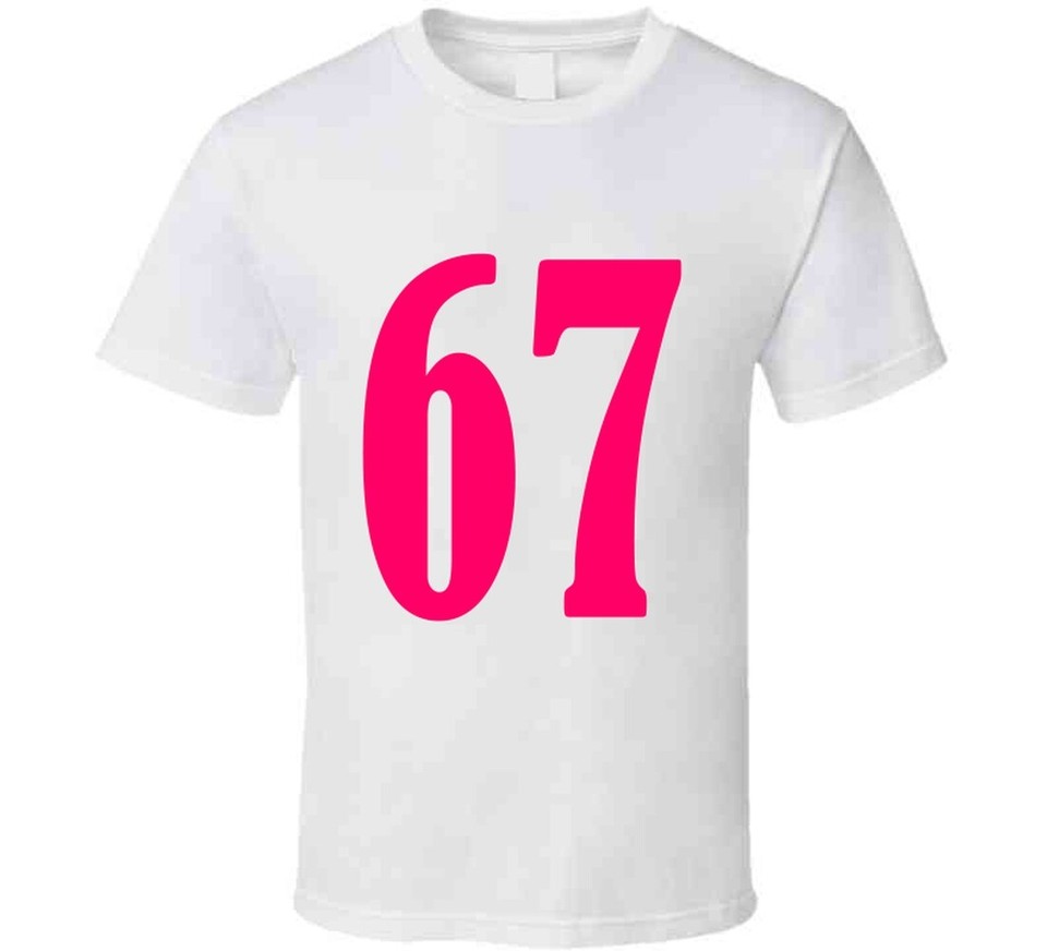 Six Seven Meme Pink Trending 67 Gift Funny T Shirt | eBay