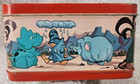1971 Vintage {Aladdin} "PEBBLES & BAMM-BAMM" {THE FLINTSTONES} Lunchbox, RARE! — photo 6