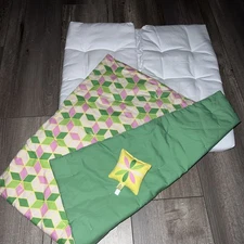 American Girl Doll ORIGINAL Kit's double mattress from her bed & Bedding Pillow