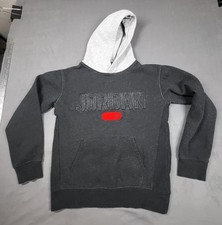 Nike Air Jordan Youth Basketball Warm Up Sweatshirt Boys M 10 12 Blue Black