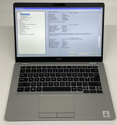 Dell Latitude 5310 13'' i5 10. Gen 16GB RAM 256GB NVMe Grade C GBR Silber
