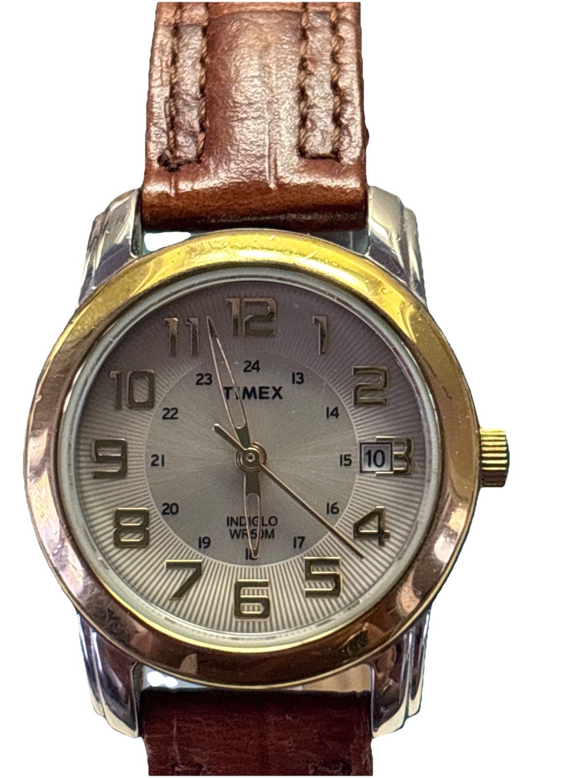 Timex Ladies Elevated Classics Quartz Indiglo Dat… - image 1