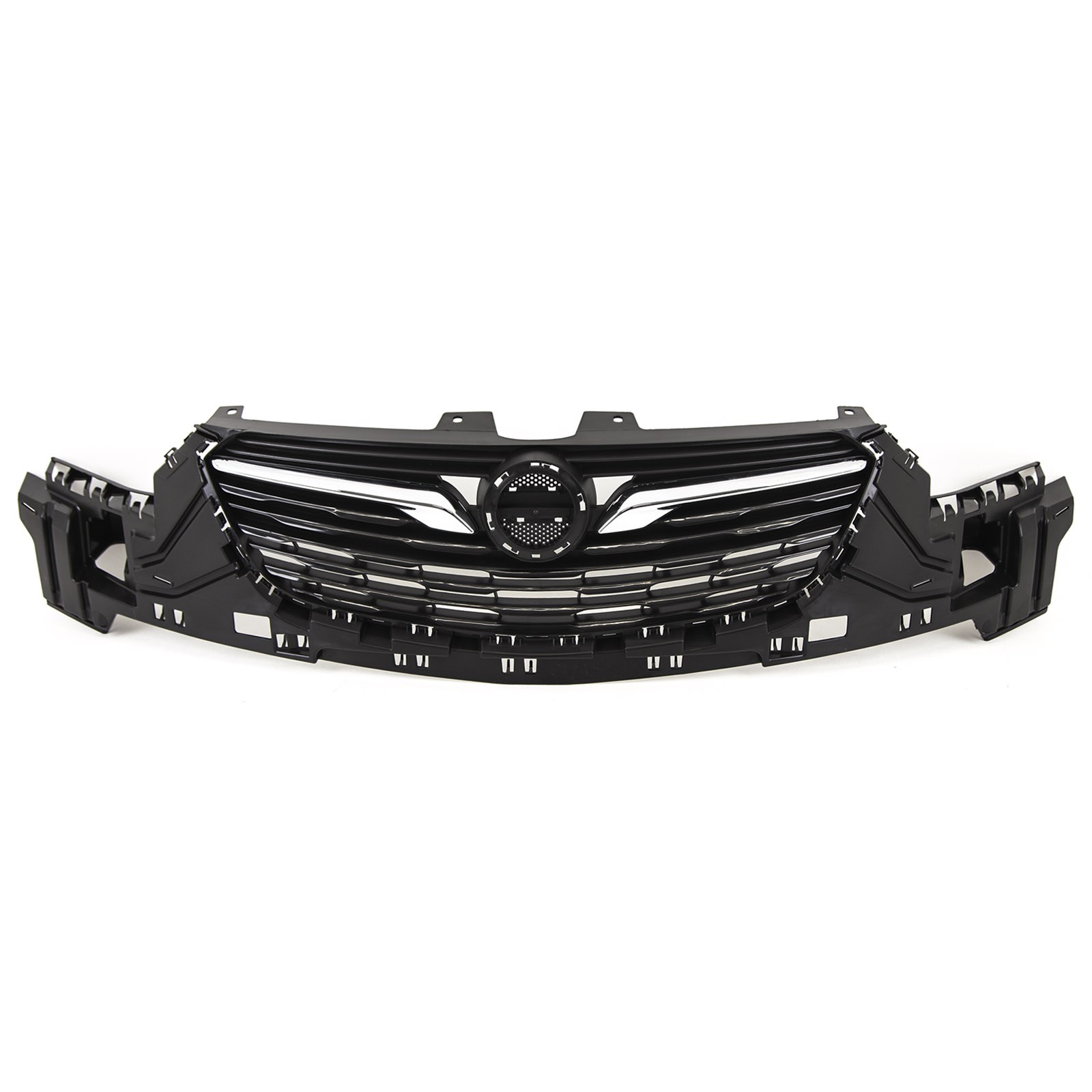 For Vauxhall Crossland X 03/2017-2020 Front Bumper Top Grille With Chrome Trim