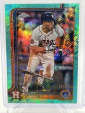 2025 Topps Chrome Logofractor Edition - Pedro Leon, Pedro Leon #97 Aqua...