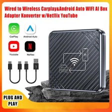 Carplay AI Box Wireless Carplay Android Auto Adapter Car Multimedia Mini Gift