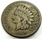 1859 INDIAN HEAD CENT Coin!!