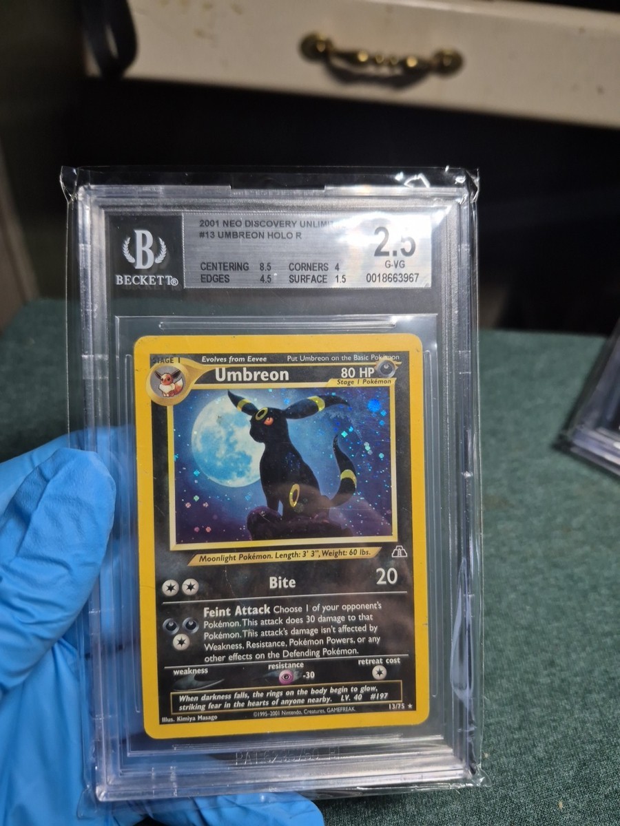 2001 Neo Discovery Umbreon#13 Graded Beckett 2.5 Pokemon Card | eBay