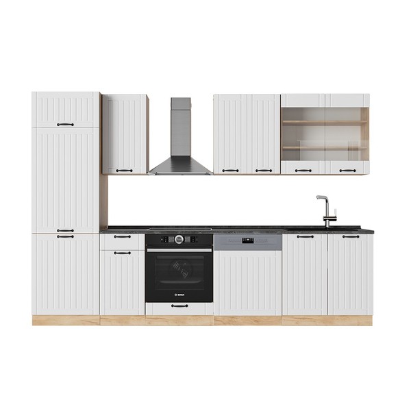 KüChenzeile Vicco Fame-Line 300 Cm Ohne Arbeitsplatte-image