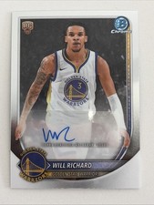 2025-26 Bowman - Chrome Autograph Will Richard #BCA-WI (RC)