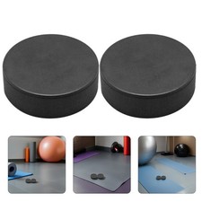 Set of 2 Bucket Hockey Pucks Ice Training Balls for Practicing Accessory