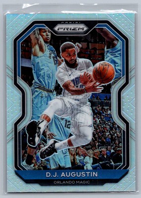 2020-21 Panini Prizm #161 D.J. Augustin Silver Prizms