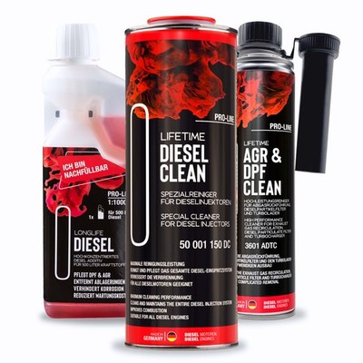 LIFETIME Diesel Additiv All in One Reinigungs-Kur für 12 Tanks DPF AGR | 1900ml