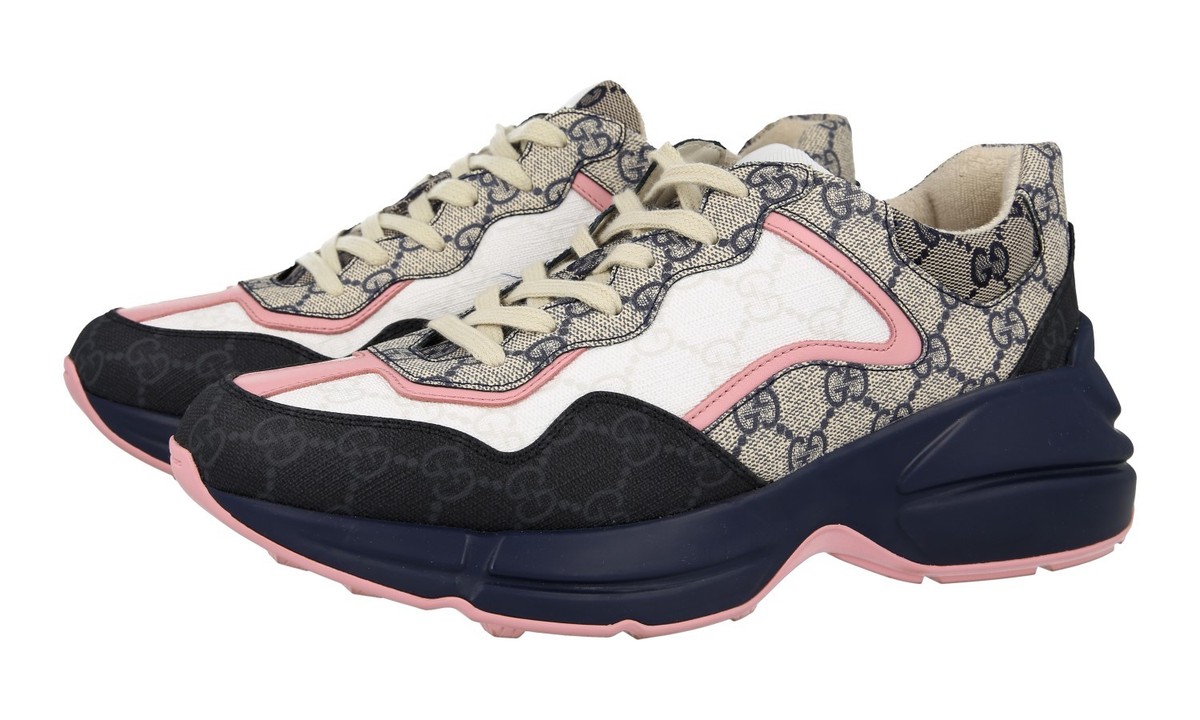 GUCCI RHYTON Monogramme Sneakers - 692902 UIQ30 1061 - NEW - US 11