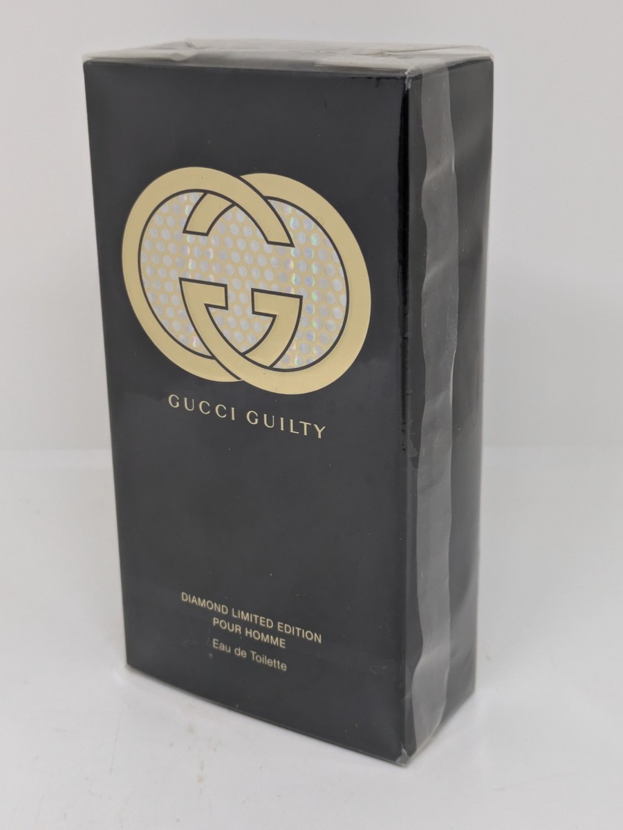 GUCCI GUILTY POUR HOMME EDT DIAMOND LIMITED EDITION 3.0o.z-90mL