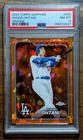 2024 Topps Chrome Sapphire Shohei Ohtani Orange Refractor #150 /25 PSA 8