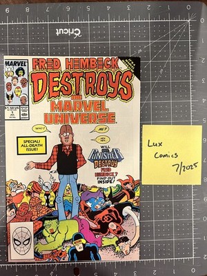 Fred Hembeck Destroys the Marvel Universe #1 (Marvel Comics July 1989)