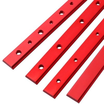 Table Saw Miter Bar 450mm Aluminum Alloy Slider T-Track M6/M8 Screw Router Jig
