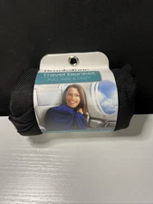 Brookstone Travel Blanket-Full Size-42x60 New One Blanket BLACK