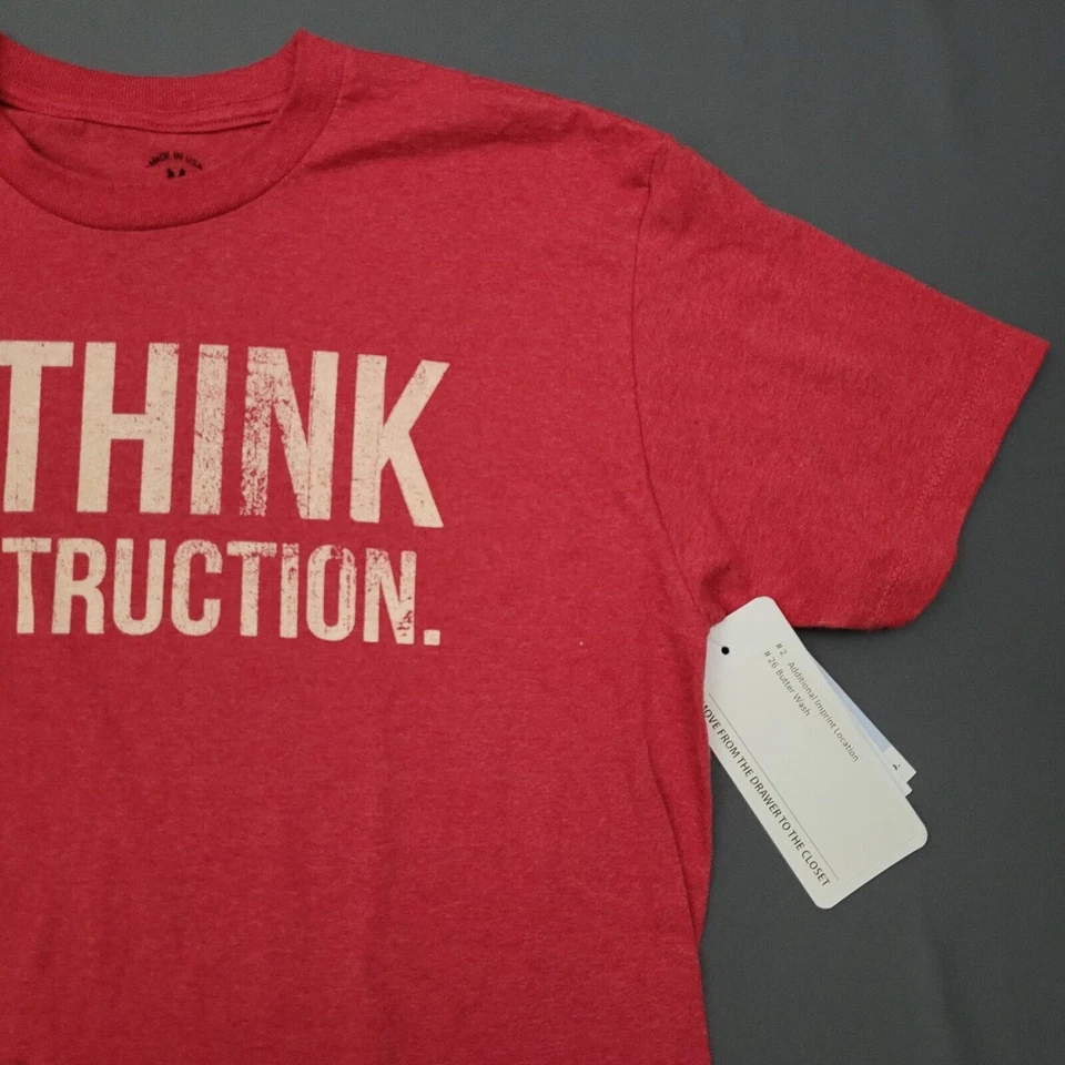 Camisa masculina Jaco manga curta média M repensar construção malha pulôver vermelha - Imagem 3 de 4