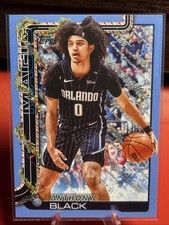 2025-26 Topps Holiday Anthony Black Light Blue Glitter #H70