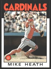 Mike Heath #46T 1986 Topps Traded St. Louis Cardinals