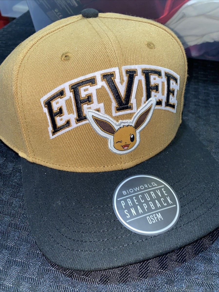 Pokémon Eevee Hat SnapBack Bioworld NWT