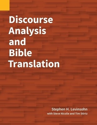 Stephen H Levinsohn Steve Nic Discourse Analysis and Bi (Paperback) (UK IMPORT)