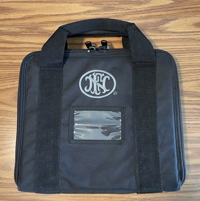 FNX tactical Pistol Carrying Case pockets Padded w/new gun Lock