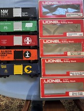 5 Lionel High Cube Boxcars 9600 9601 9602 9603 9604
