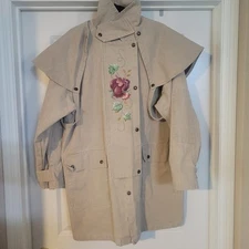 The Australian Outback Collection Women  Canvas Coat Sz Large