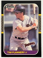 1987 Donruss #287 Tim Flannery San Diego Padres