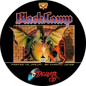 Atari Jaguar CD Game Black Lamp, FULL Color in DVD case